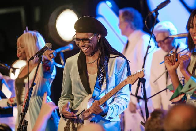 Nile Rogers and CHIC. Picture: Cuffe and Taylor