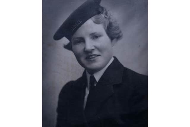 Alice Gullun during her time in the WRENs. Picture from Alice.