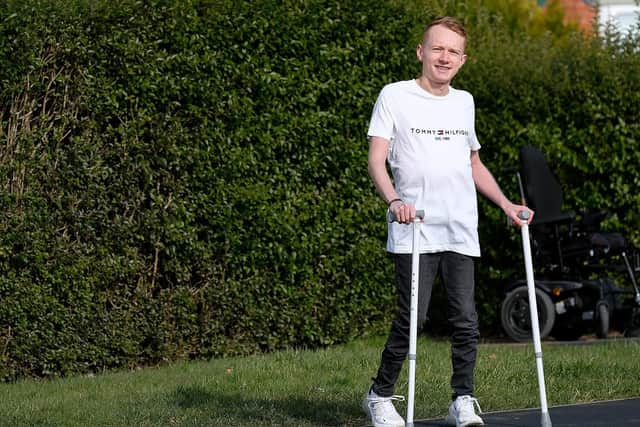 Liam Critchett walking in Scarborough. Picture: JPI Media/ Richard Ponter