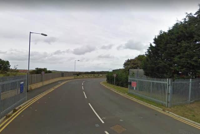 Road to the business park. Picture: Google