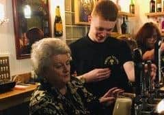 Mayor of the Borough, Cllr Hazel Lynskey, formally declared the premises open with a short speech followed by her pulling a pint and cutting the ribbon.