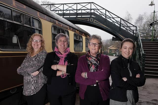 Sandra McNicoll, Suzie Shea, Chris Earnshaw and Eve Welford