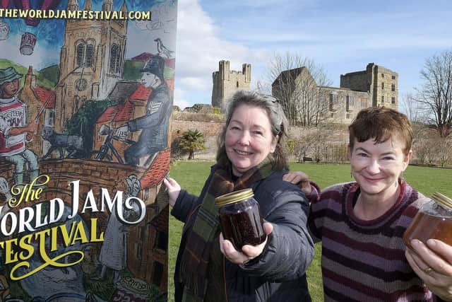 Organiser Anna Lupton at Helmsley Walled Garden