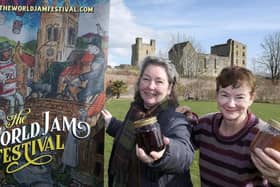 Organiser Anna Lupton at Helmsley Walled Garden