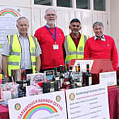 Rotary Club of Scarborough Cavaliers operate the tombola at the festival.