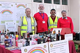 Rotary Club of Scarborough Cavaliers operate the tombola at the festival.