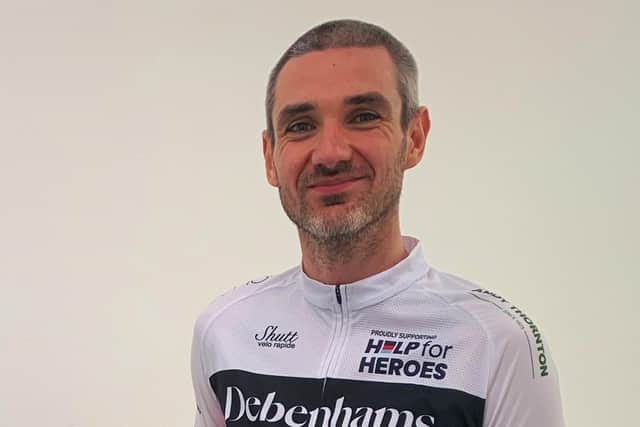 Owen Ayres is hoping to raise £3,000 for the Help for Heroes charity.