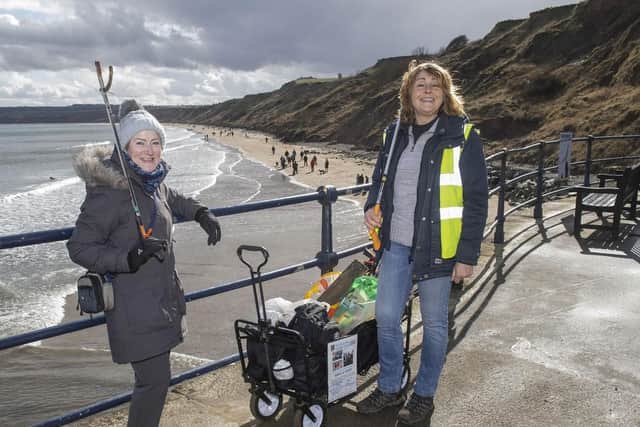 The beach cleans take place roughly every two week