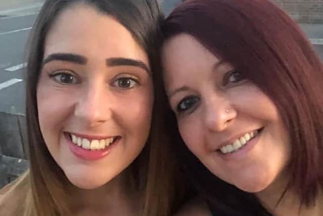 Lucy Smith with mum Emma