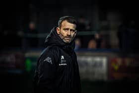 Whitby Town boss Chris Hardy