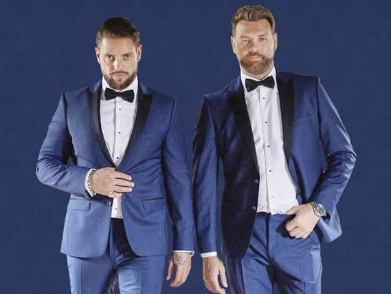 Brian Mcfadden and Keith Duffy are on their way to Scarborough Spa