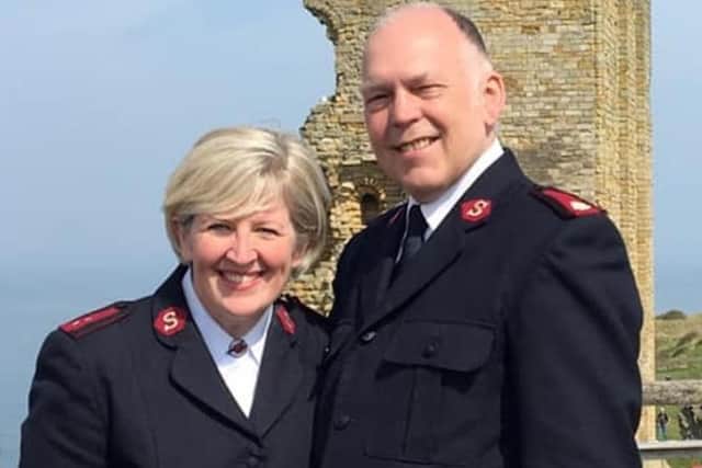 SOS: Major Steve Noble and Captain Angela Noble from The Scarborough Corps of the Salvation Army.