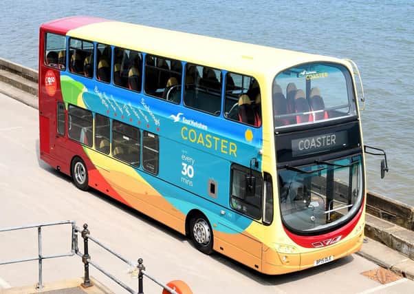 East Yorkshire
buses
Local bus company East Yorkshire has announced changes to its summer Coaster timetable with more evening journeys to be included. The fully branded buses will continue to link Bridlington and Scarborough, giving both residents and tourists more time to spend in the two towns.

The extra journeys will depart from Bridlington at 20:00, 21:00 and 22:00 and will serve the holiday camps and villages between the coastal towns from 7 March.