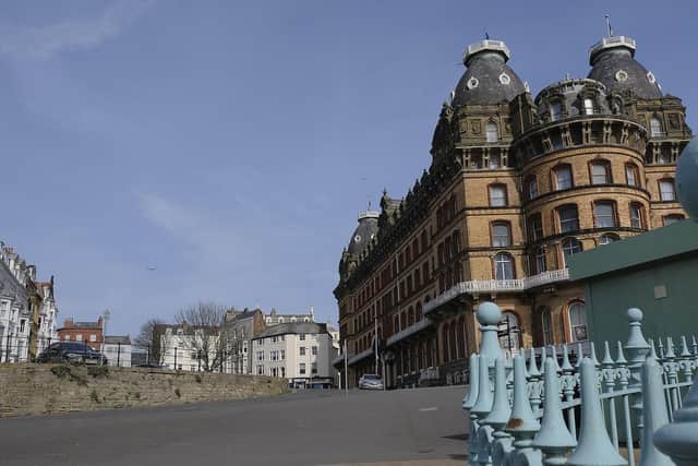 A deserted street in Scarborough yesterday. Picture: JPI Media/ Richard Ponter
