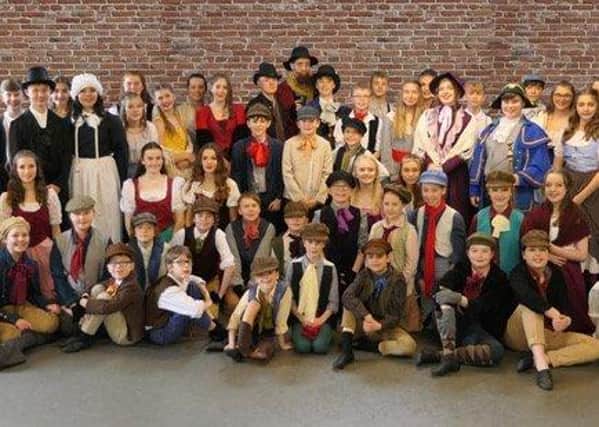 Pictured are some of the cast of Ryedale Youth Theatre’s production of Oliver.