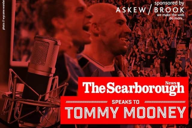 Tommy Mooney Podcast - sponsored by Askew Brook. Graphic by Adam Poole.