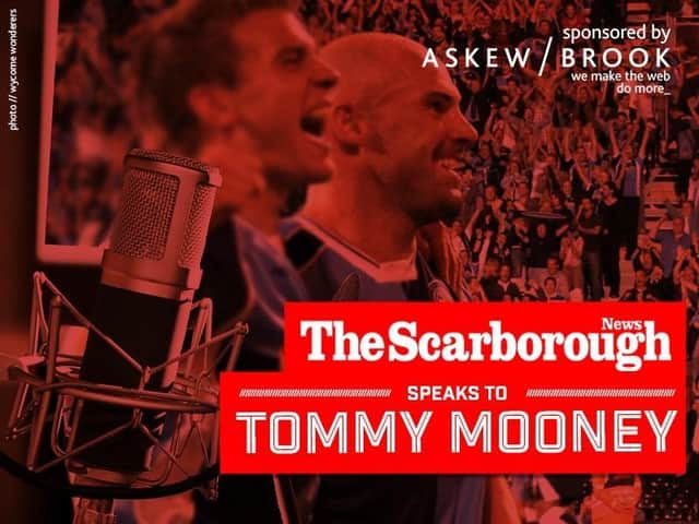 Tommy Mooney Podcast - sponsored by Askew Brook. Graphic by Adam Poole.