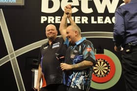 Raymond Van Barneveld and Phil Taylor