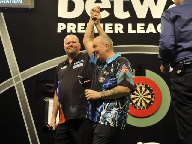 Raymond Van Barneveld and Phil Taylor