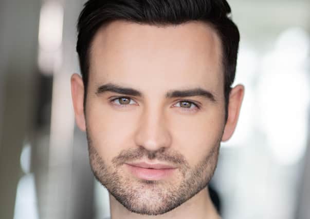 Singer Michael Auger from Britain’s Got Talent winners Collabro.