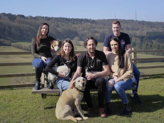 Owner Ashley Tyson and family