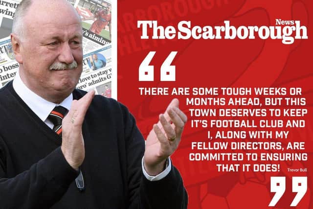 Boro chairman Trevor Bull's open letter to fans