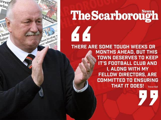 Boro chairman Trevor Bull's open letter to fans