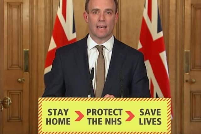 Foreign Secretary Dominic Raab. Photo: PA