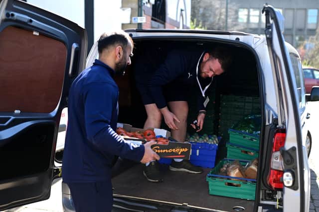 Stock image food delivery. Getty Images.