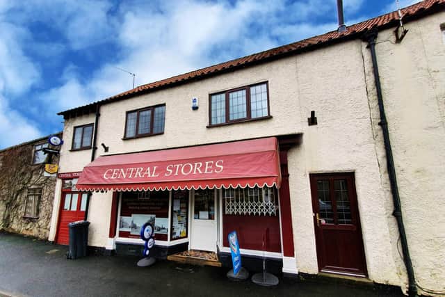 Central Stores, Sherburn - on market