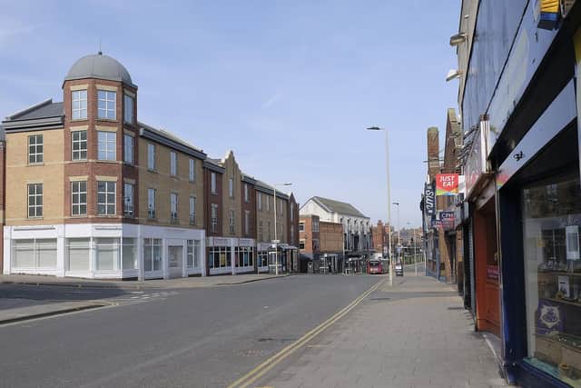 Deserted St Thomas Street during the coronavirus lockdown. Picture: JPI Media/ Richard Ponter