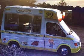 Angie's Ice Cream van.