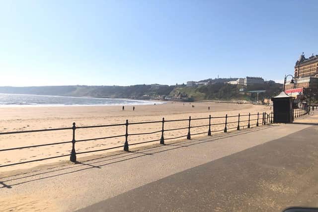 Scarborough South Bay. Picture from North Yorkshire Police