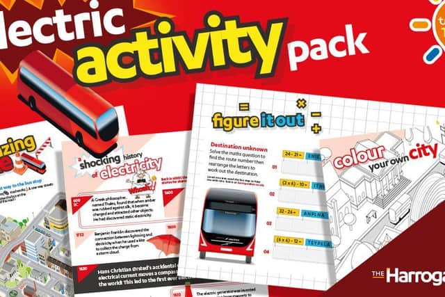 The electric activity pack for children.