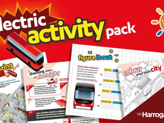 The electric activity pack for children.