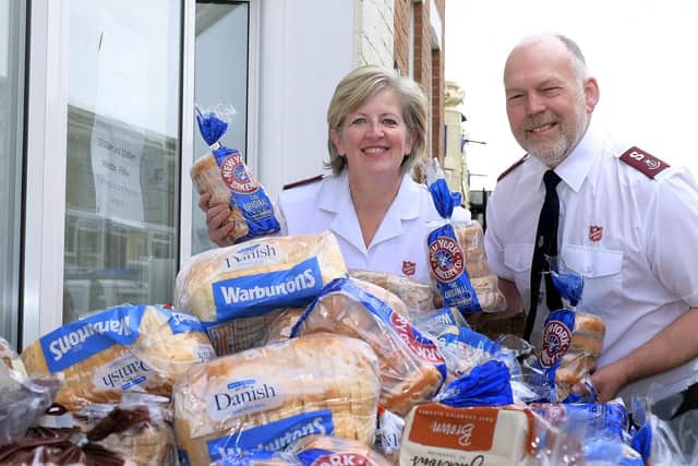 The Salvation Army has set up a food bank