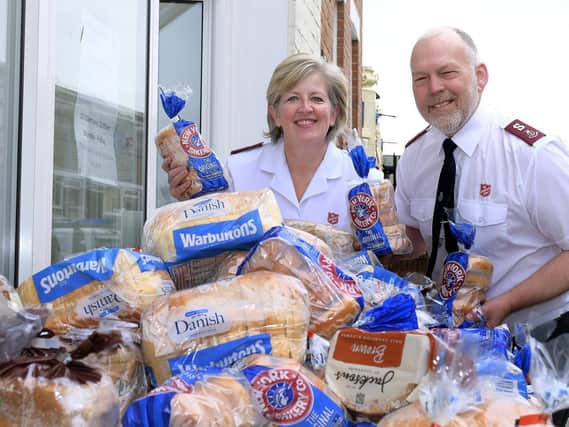The Salvation Army has set up a food bank