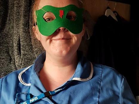 Mum Sam Robertson said: My daughter who is a community NHS nurse, and we are all extremely proud of her and all her colleagues.