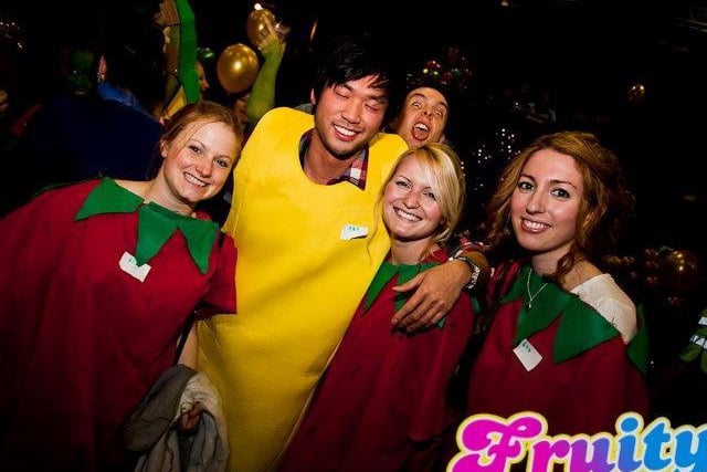 Can you tell what these clubbers are dressed as?