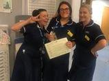 Hannah's mum Andrea wants her daughter to get the recognition she deserves for her work on a coronavirus ward. She was employee of the month last month and her whole team is doing fantastically.