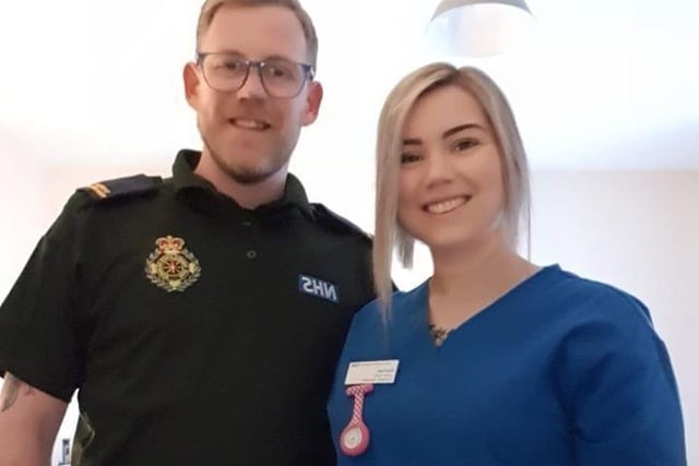 Jack Woolford and his fiancee Rachael Thompson both work right at the front line of this current pandemic, Jack works as an emergency medical technician for North West Ambulance service and Rachael works as an A&E sister.