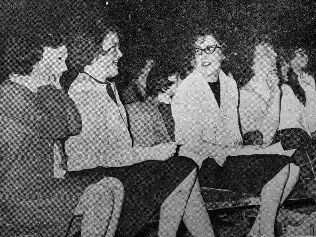 Screaming fans at the 1963 concert.