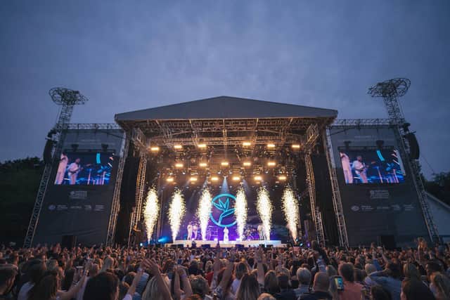 Scarborough Open Air Theatre. Picture from Cuffe and Taylor
