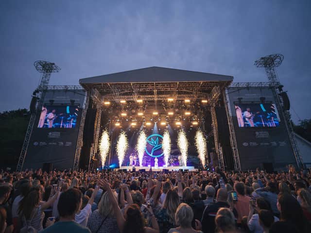 Scarborough Open Air Theatre. Picture from Cuffe and Taylor