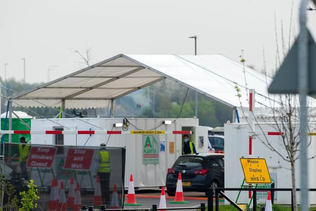 Coronavirus testing centre for NHS workers in Leeds