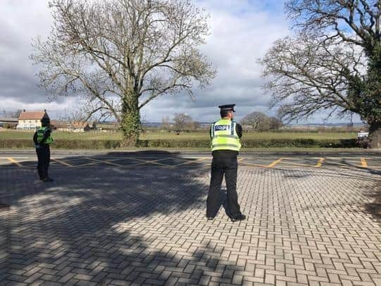 Police have spoken to people ignoring the lockdown rules
