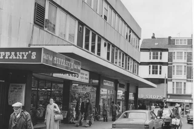 The upstairs of the building was home to various different nightclubs over the decades, including, pictured, Tiffany's