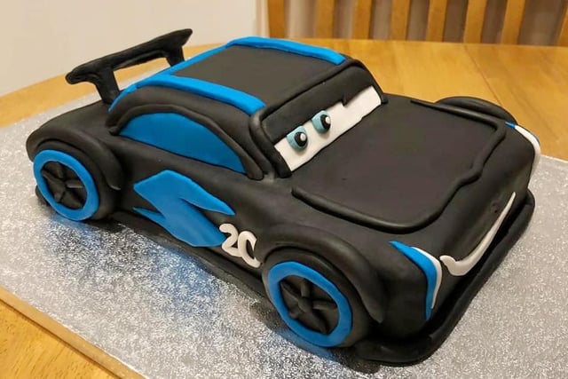 Sarah Frost created this lockdown Jackson Storm cake for her son's 4th birthday.