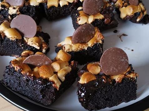 Russell Coggin created these chocolatey, gooey brownies.