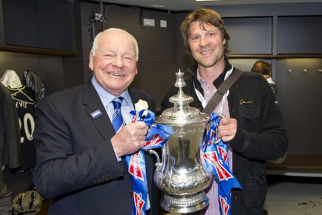 Sharing FA Cup glory with Dave Whelan